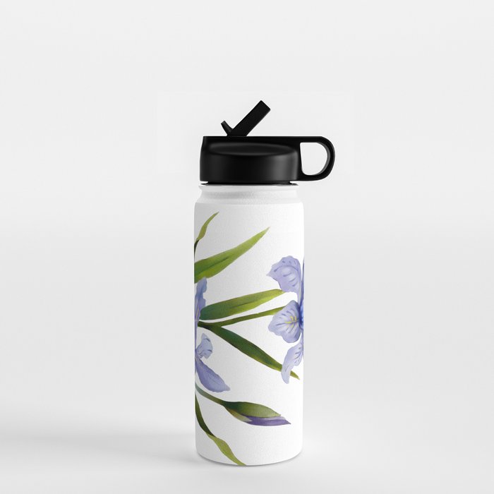 Purple Iris Water Bottle Gallery Image 1