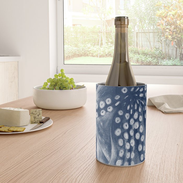 Octopus Vintage Map Blue Nautical Art Wine Chiller Gallery Image 4