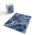 Octopus Vintage Map Blue Nautical Art Jigsaw Puzzle Gallery Image 2
