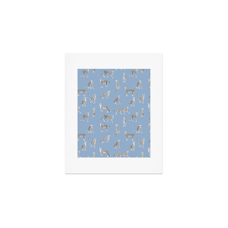 Cheetah pattern 16 Art Print Gallery Image 1