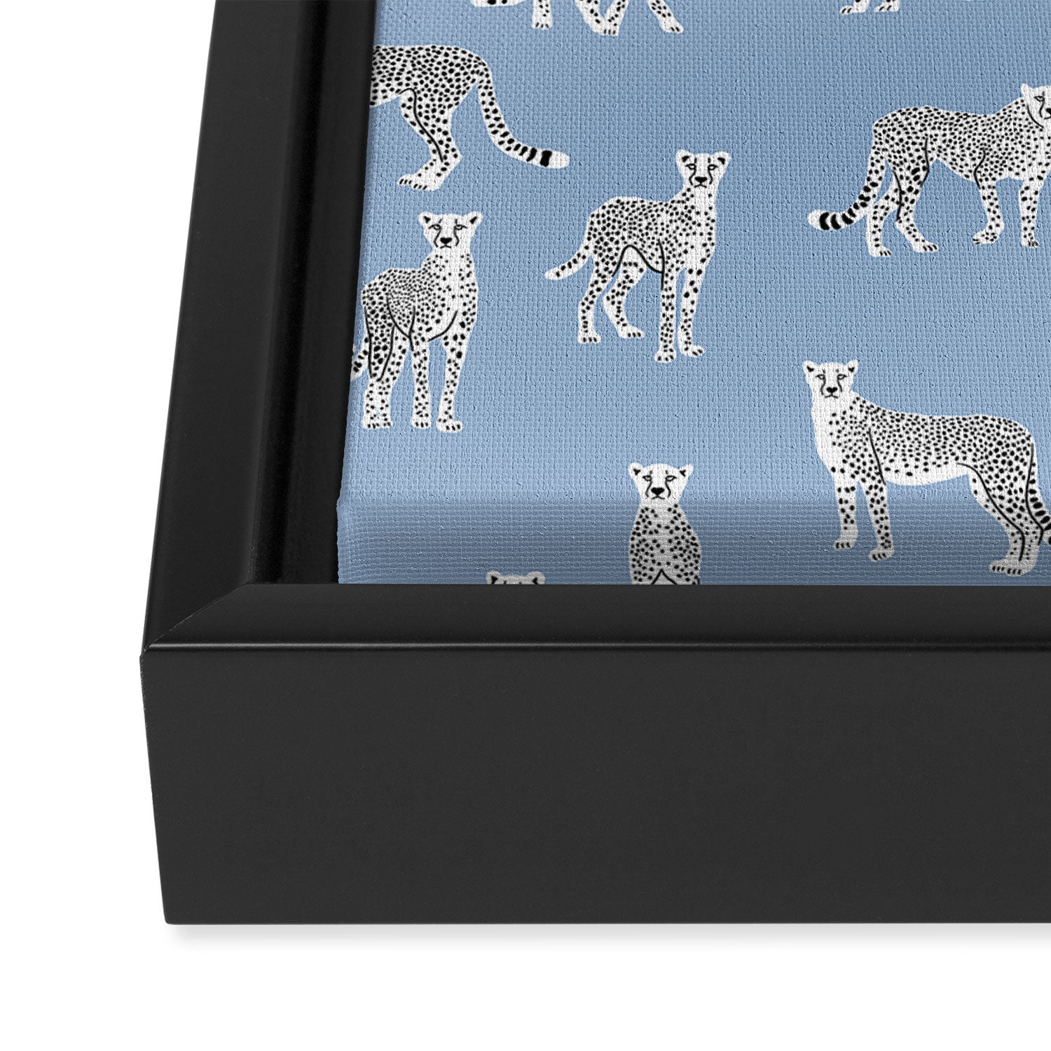 Cheetah pattern 16 Framed Canvas Print Gallery Image 3