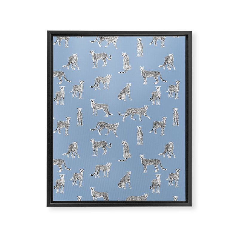Cheetah pattern 16 Framed Canvas Print Gallery Image 6