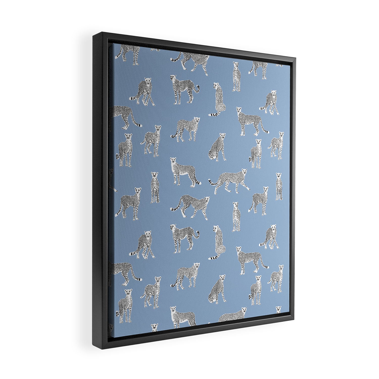 Cheetah pattern 16 Framed Canvas Print Gallery Image 2