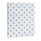 Pale Cornflower Blue polka dots 1. Canvas Print Gallery Image 8