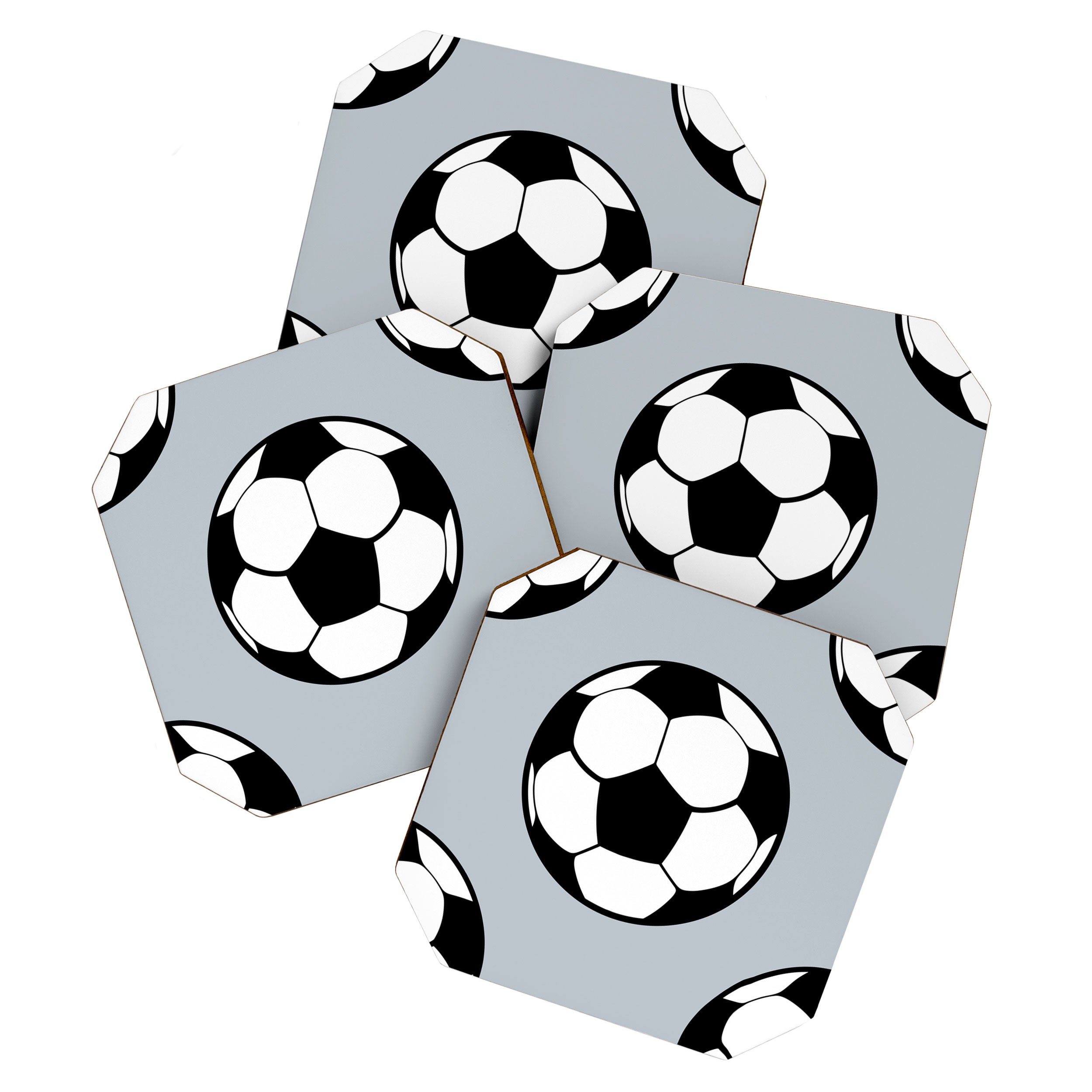 Soccer Balls 1 Coaster Gallery Image 1