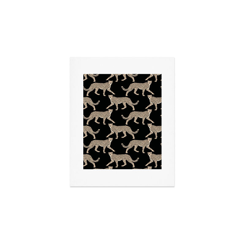 Walking Cheetahs 9 Art Print Gallery Image 1