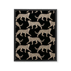 Walking Cheetahs 9 Framed Canvas Print Gallery Image 6