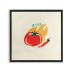 aries tomato Framed Canvas Print Gallery Image 3