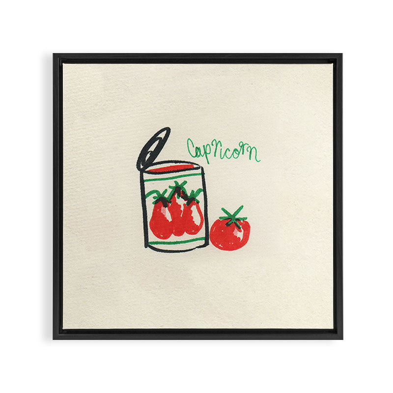capricorn tomato Framed Canvas Print Gallery Image 3