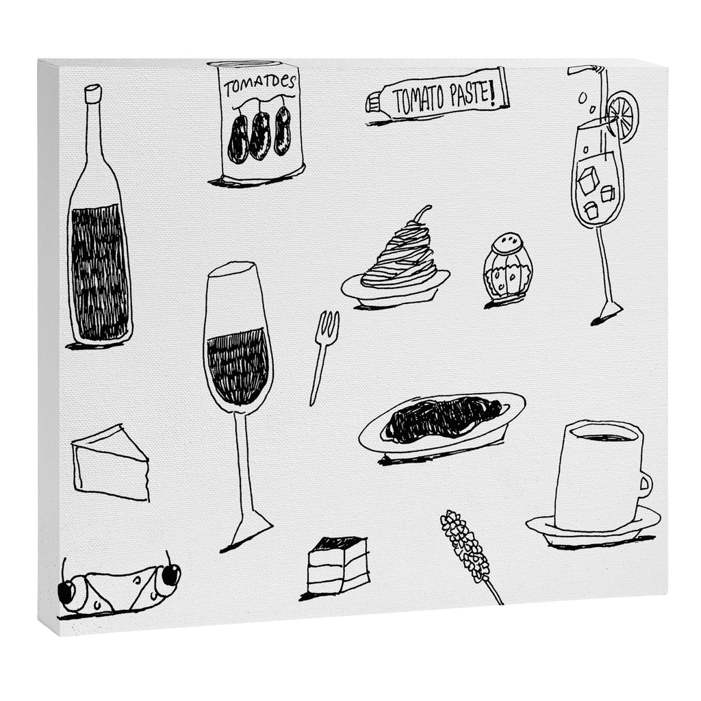 dinner + dessert Canvas Print Gallery Image 6