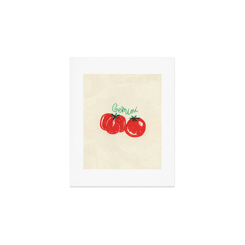 gemini tomato Art Print Gallery Image 1