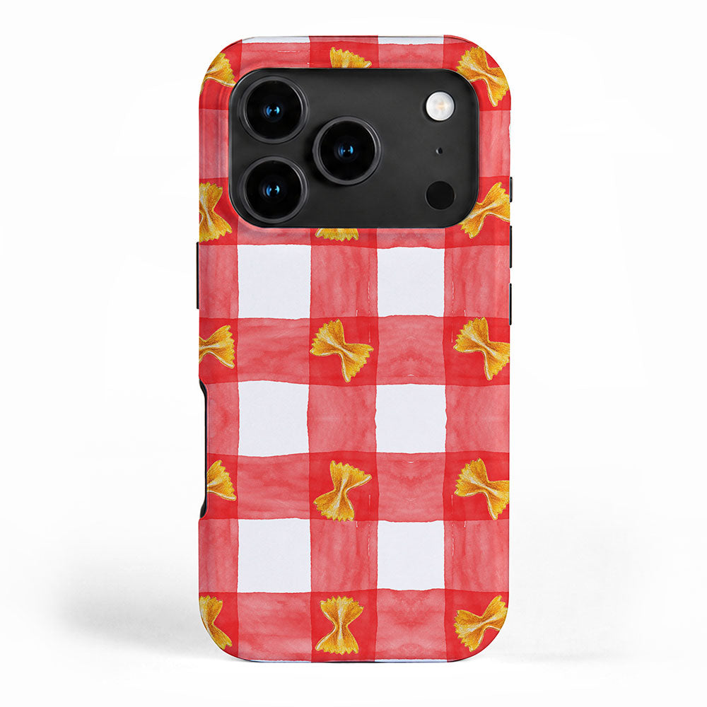Gingham Pasta iPhone Case Gallery Image 1