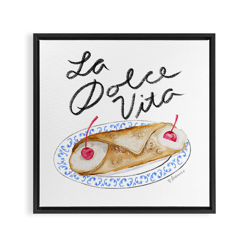 La Dolce Vita Framed Canvas Print Gallery Image 3