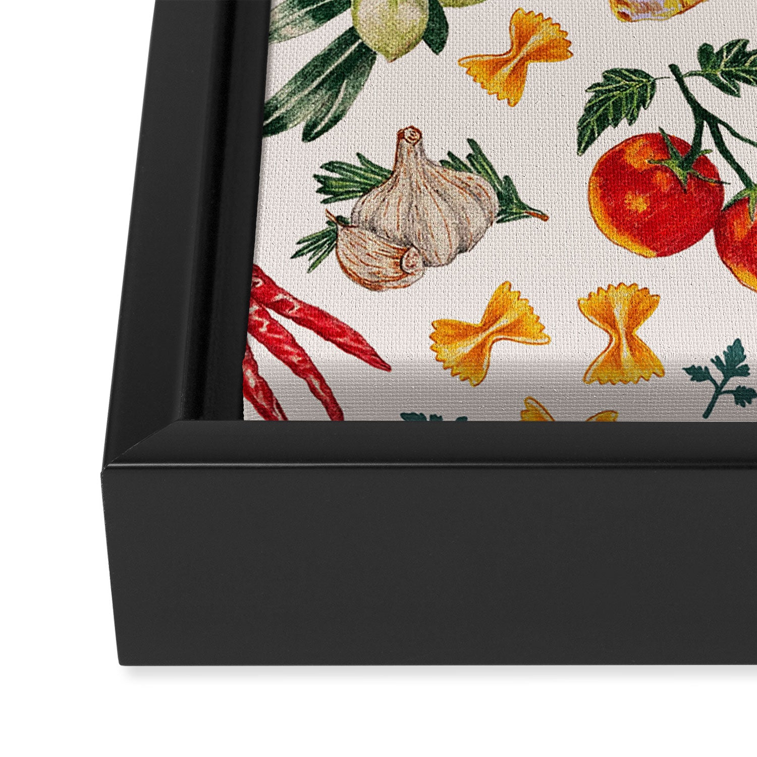 La Festa Pattern Framed Canvas Print Gallery Image 2