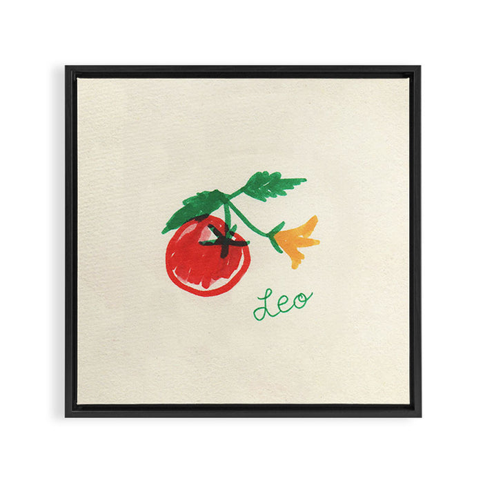 leo tomato Framed Canvas Print Gallery Image 1