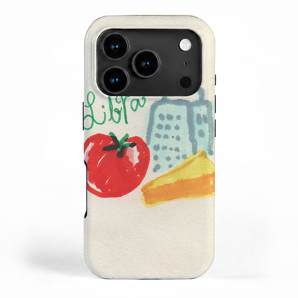 libra tomato iPhone Case Gallery Image 1