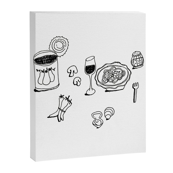 pasta night 1 Canvas Print Gallery Image 1