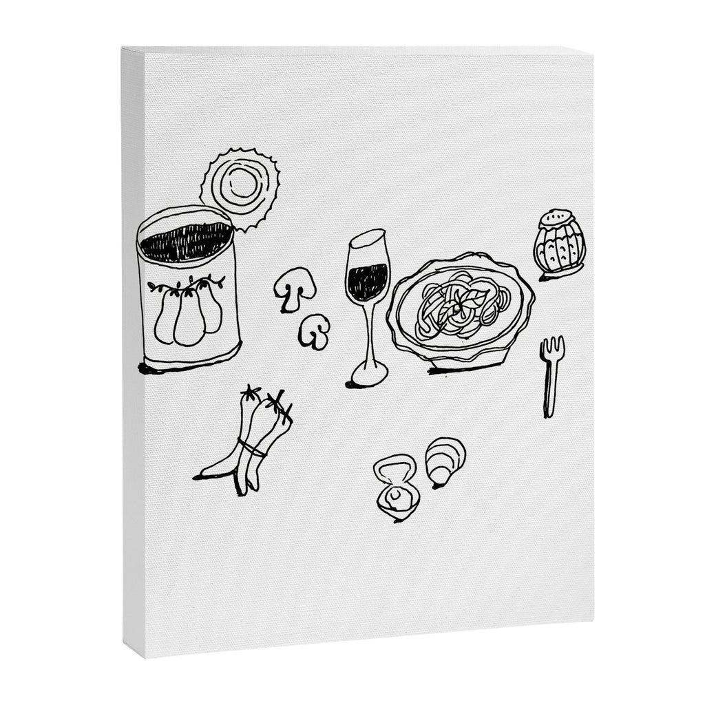pasta night 1 Canvas Print Gallery Image 6