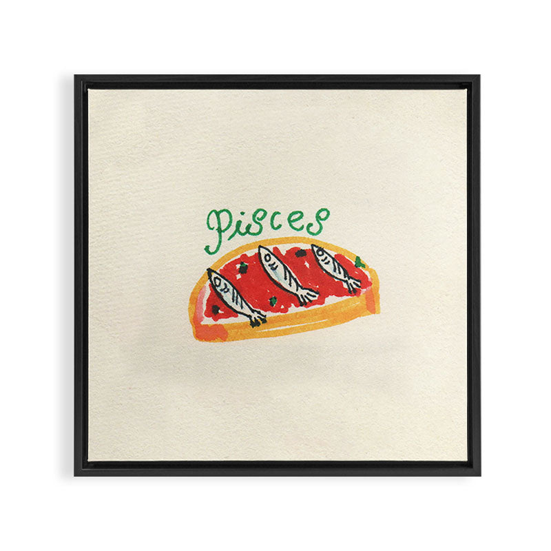 pisces tomato Framed Canvas Print Gallery Image 3