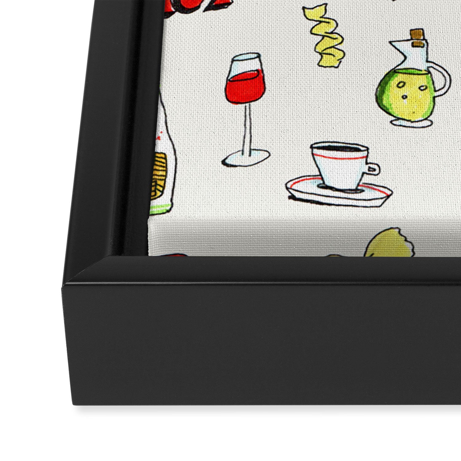 Pizza Party Framed Canvas Print Gallery Image 3