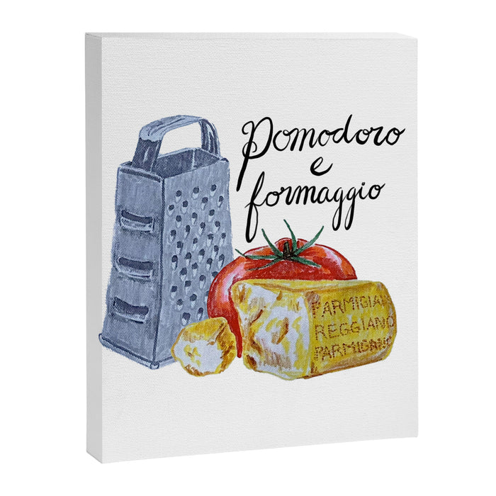 Pomodoro e Formaggio Canvas Print Gallery Image 1