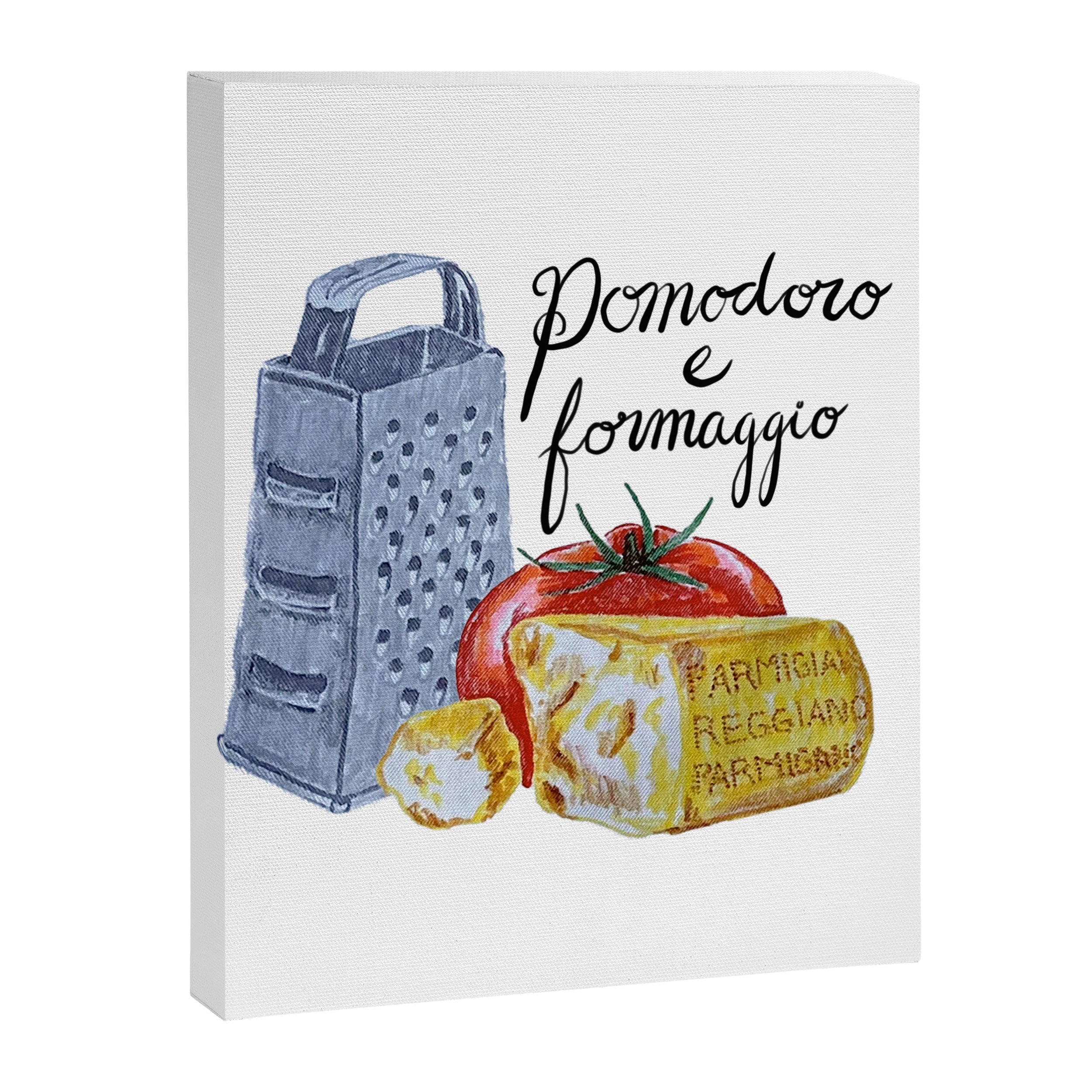 Pomodoro e Formaggio Canvas Print Gallery Image 6