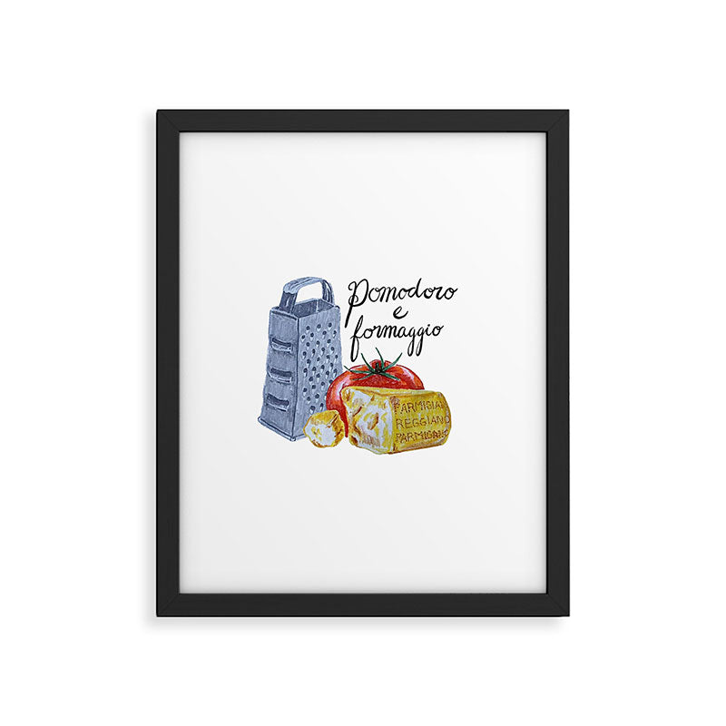 Pomodoro e Formaggio Framed Art Print Gallery Image 4
