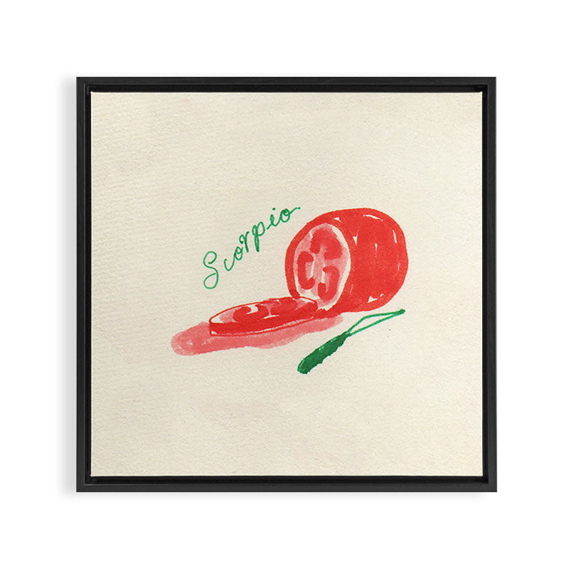 scorpio tomato Framed Canvas Print Gallery Image 3