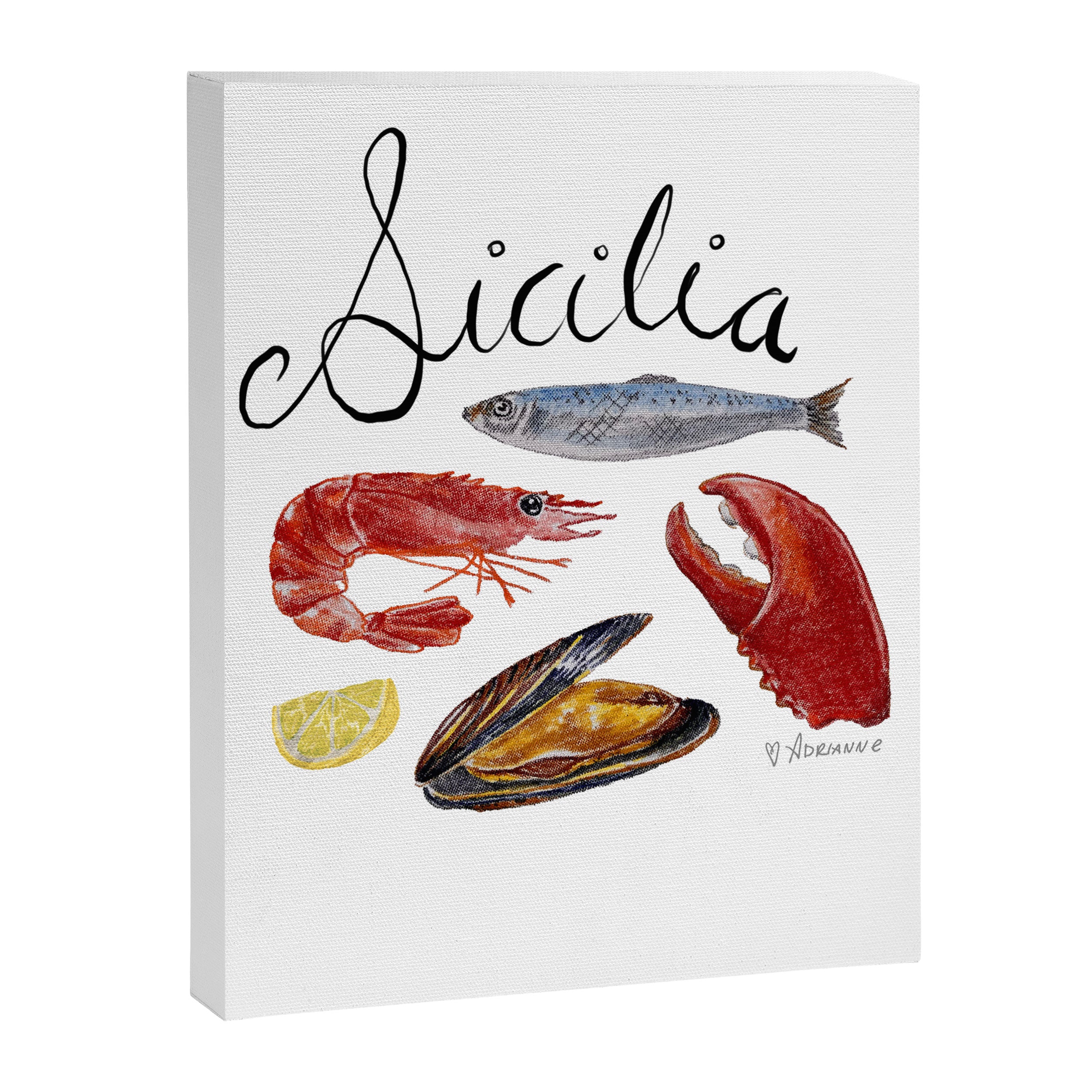 Sicilia Canvas Print Gallery Image 6