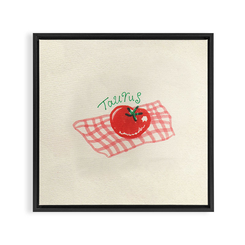 taurus tomato Framed Canvas Print Gallery Image 3