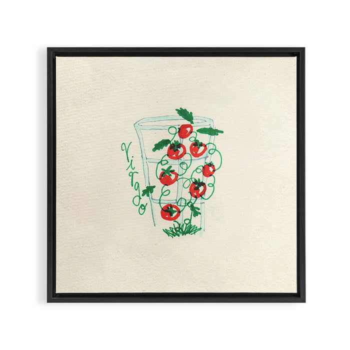 virgo tomato Framed Canvas Print Gallery Image 1