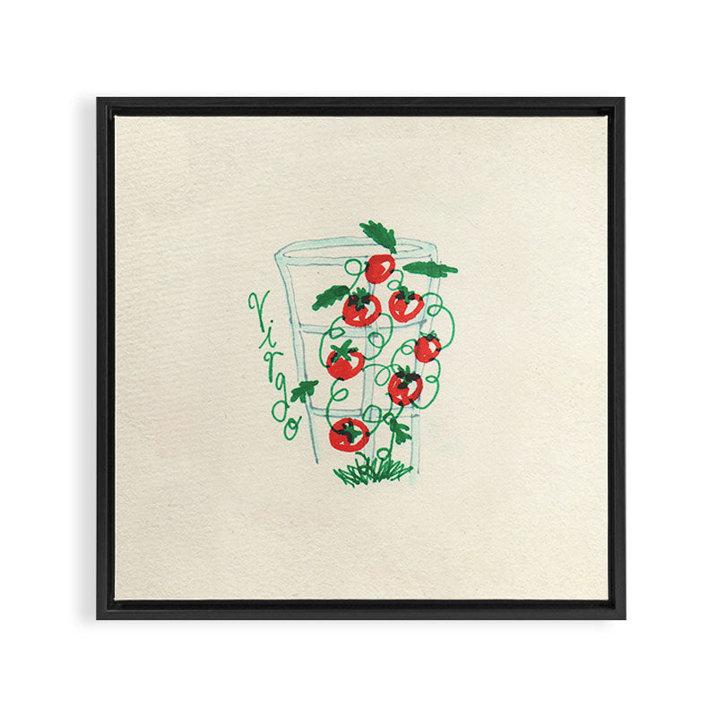 virgo tomato Framed Canvas Print Gallery Image 3
