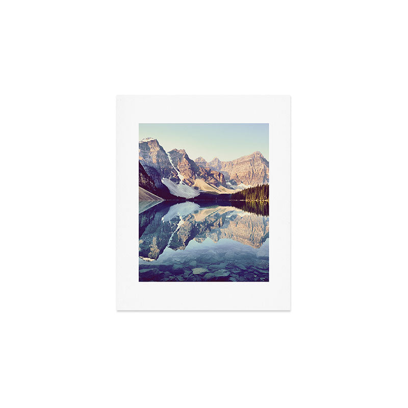 Moraine Lake Reflection Art Print Gallery Image 1
