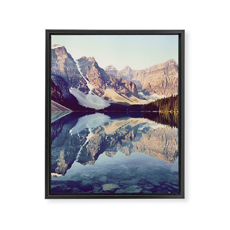 Moraine Lake Reflection Framed Canvas Print Gallery Image 6