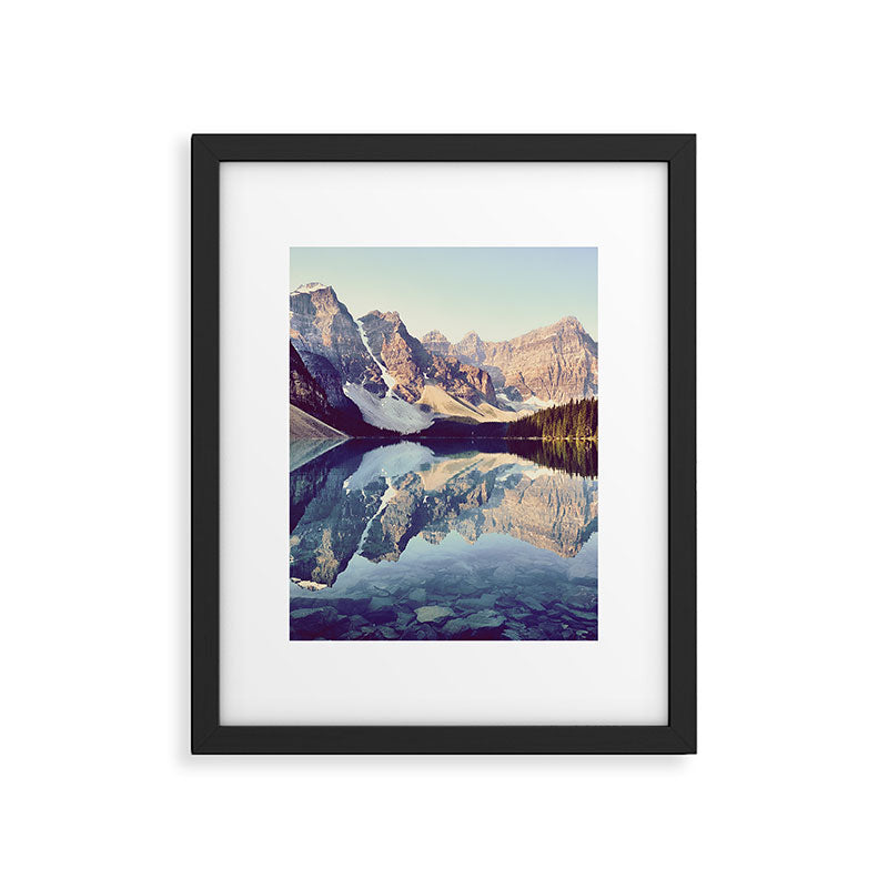 Moraine Lake Reflection Framed Art Print Gallery Image 5