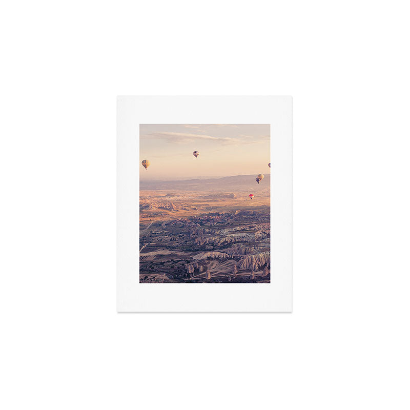 Sunrise Hot Air Balloon Flight Art Print Gallery Image 1