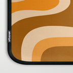Copacetic Retro Abstract in Pumpkin Orange Laptop Sleeve Gallery Image 3