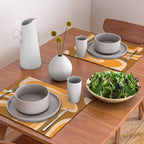 Copacetic Retro Abstract in Pumpkin Orange Placemat Gallery Image 2