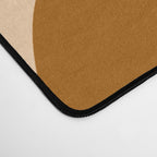 Copacetic Retro Abstract in Pumpkin Orange Desk Mat Gallery Image 4