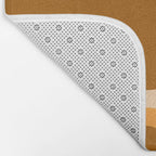 Copacetic Retro Abstract in Pumpkin Orange Bath Mat Gallery Image 2