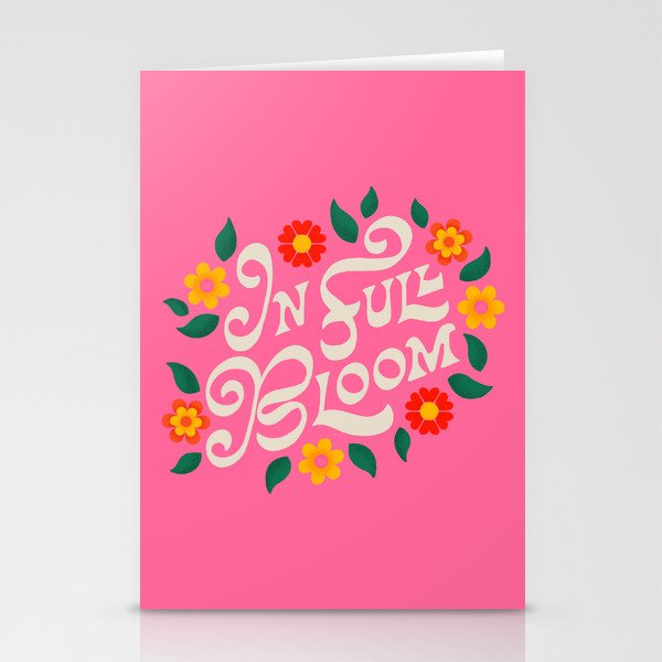 In Full Bloom Stationery Card Gallery Image 2