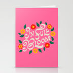 In Full Bloom Stationery Card Gallery Image 2