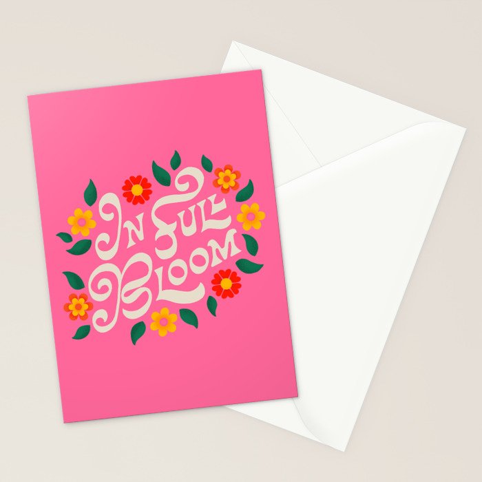 In Full Bloom Stationery Card Gallery Image 2