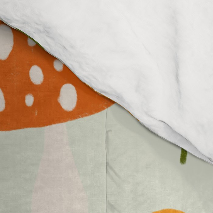 Woodland Mushroom Pattern Comforter Gallery Image 4