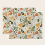 Woodland Mushroom Pattern Placemat Gallery Image 1
