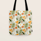 Woodland Mushroom Pattern Tote Bag Gallery Image 1