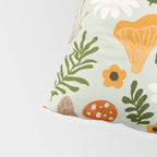 Woodland Mushroom Pattern Pillow Sham Gallery Image 4