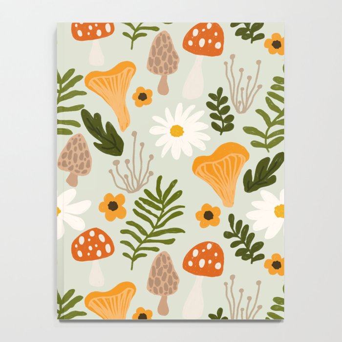Woodland Mushroom Pattern Notebook Gallery Image 4
