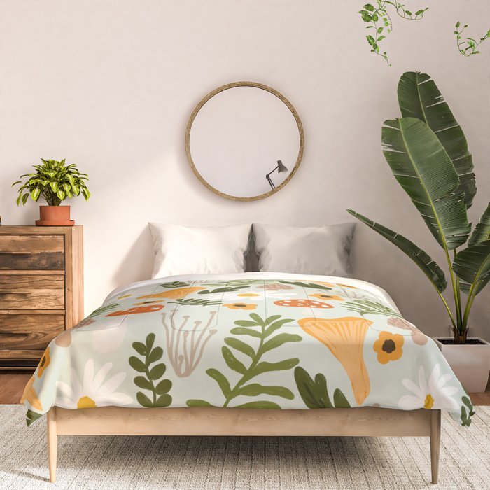 Woodland Mushroom Pattern Comforter Gallery Image 3