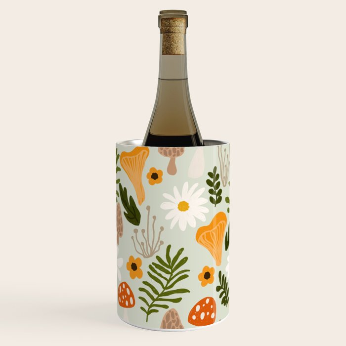 Woodland Mushroom Pattern Wine Chiller Gallery Image 2